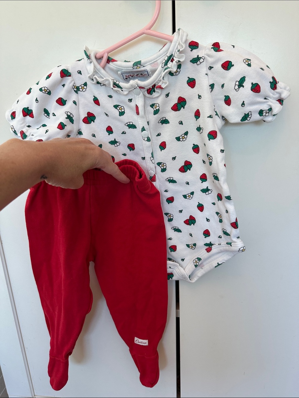 Vintage footed pant & onesie